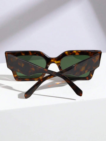 1pair Women Tortoiseshell Frame Boho Fashion Glasses shein