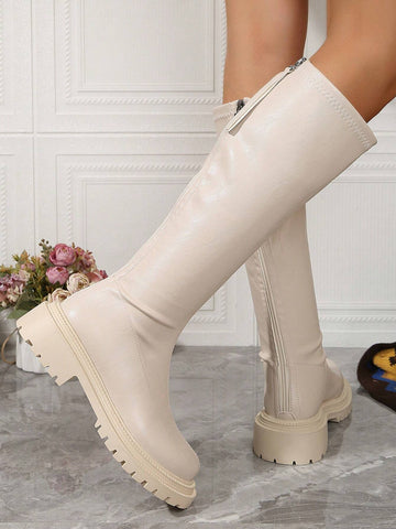 Women's Fashion Over-The-Knee Long Boots shein