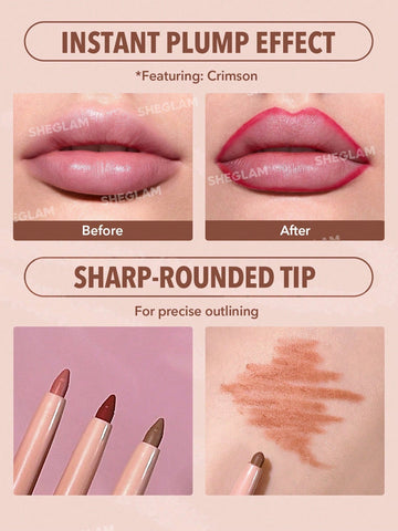 SO Lippy Lip Liner-Crimson SHEGLAM