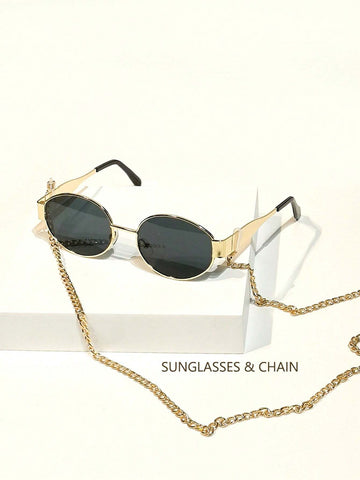 Vintage Oval Fashion Glasses For Women