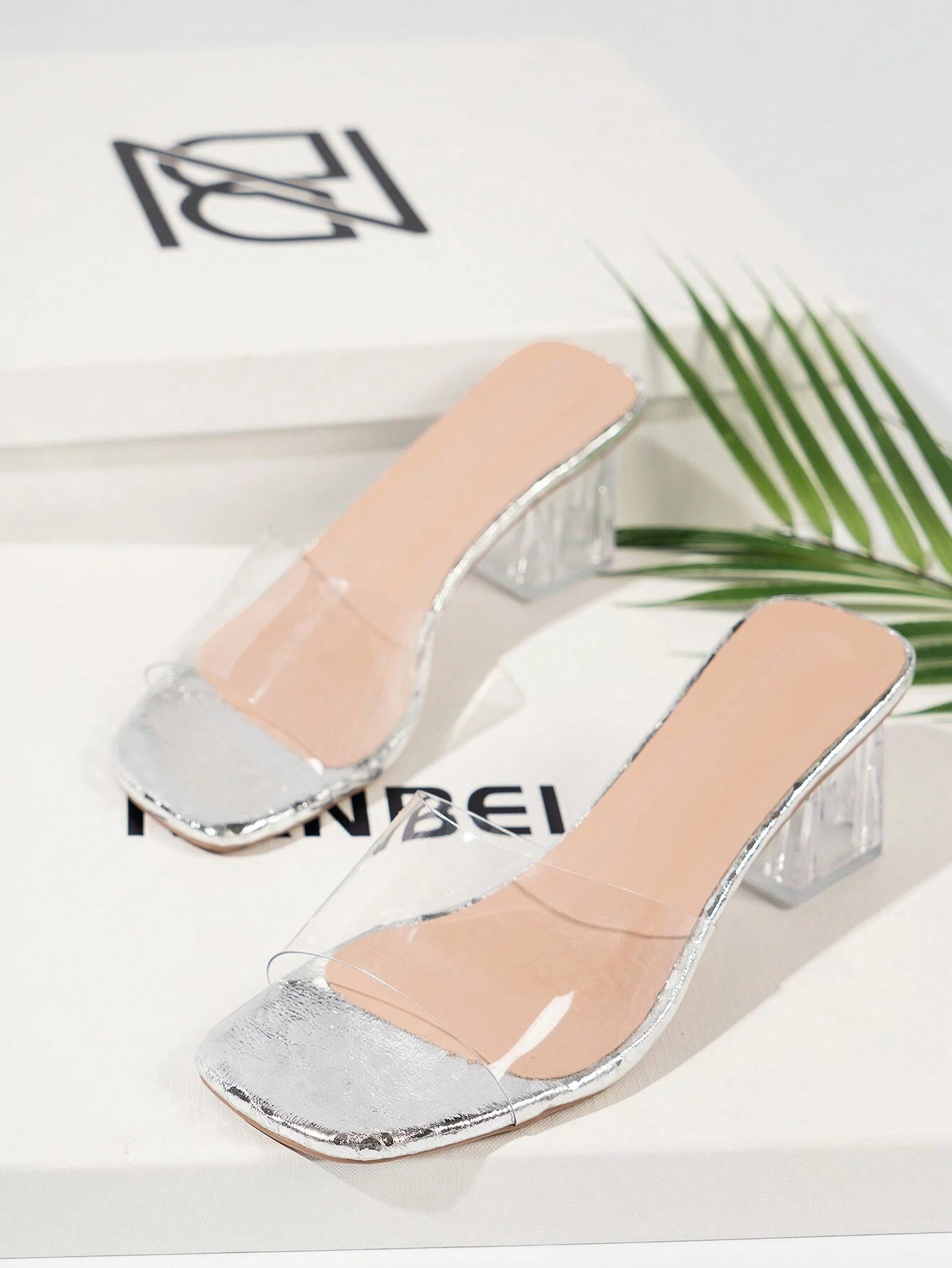 Trendy High-End Transparent Strappy High Heels Women Sandals shein