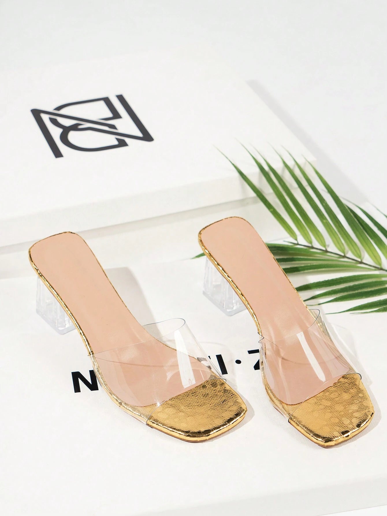 Trendy High-End Transparent Strappy High Heels Women Sandals shein