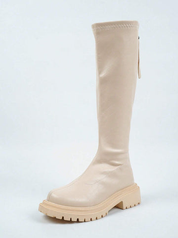 Women's Fashion Over-The-Knee Long Boots shein