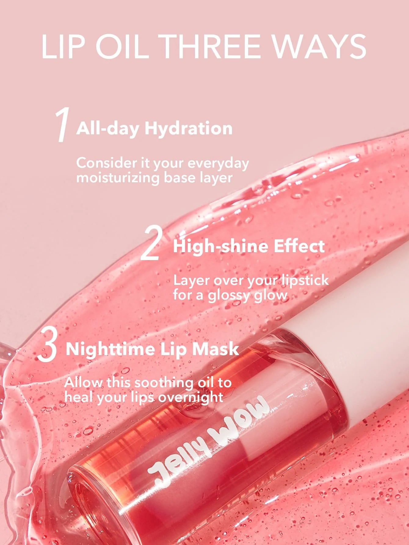 Jelly Wow Hydrating Lip Oil SHEGLAM