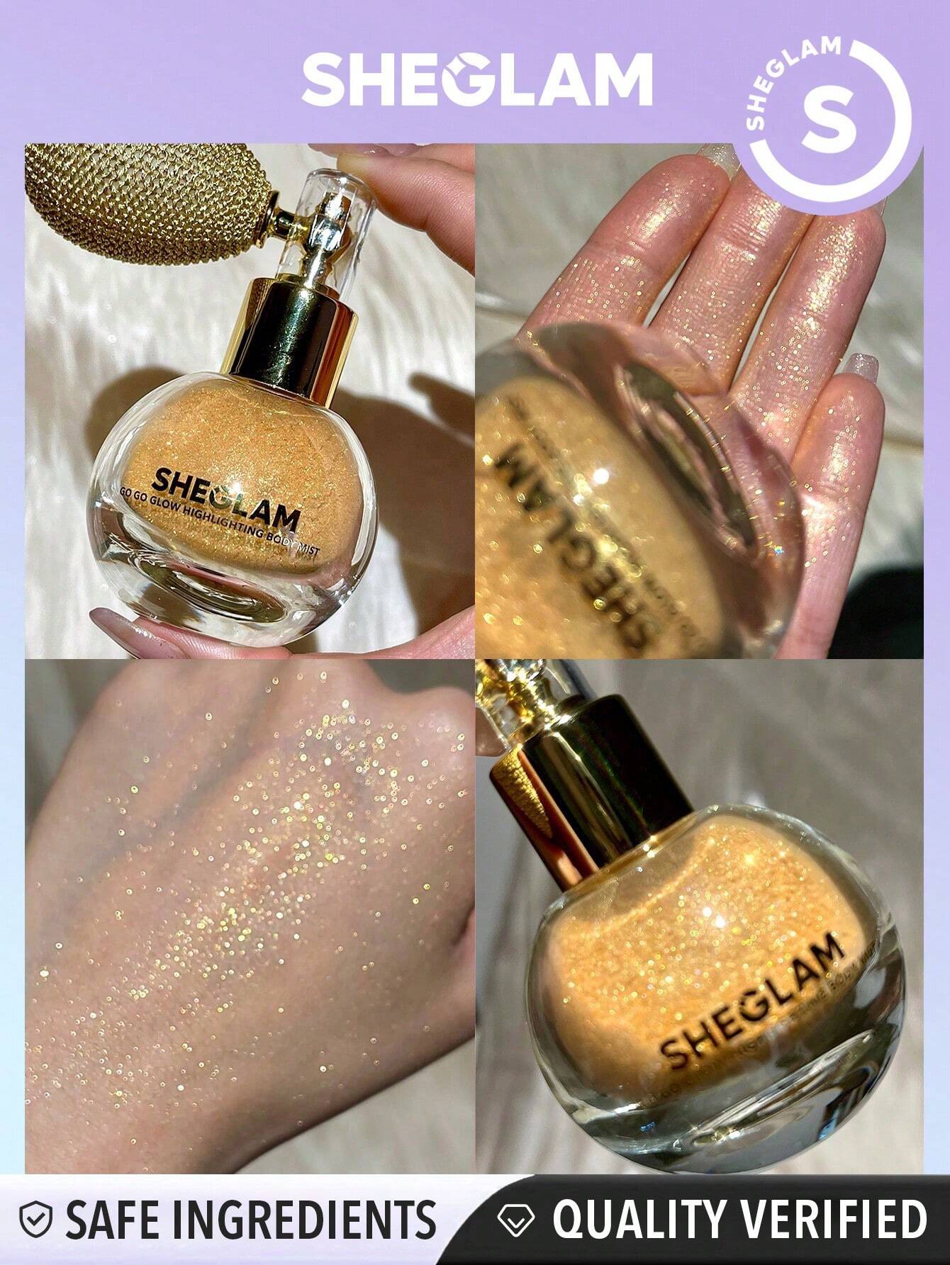 GO GO GLOW HIGHLIGHTING BODY MIST SHEGLAM