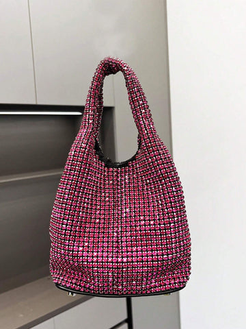 Shiny Crystal Handbag shein