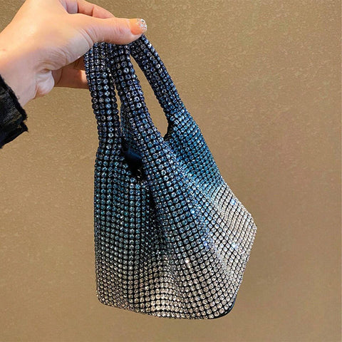 Shiny Crystal Handbag shein