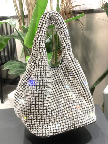 Shiny Crystal Handbag shein