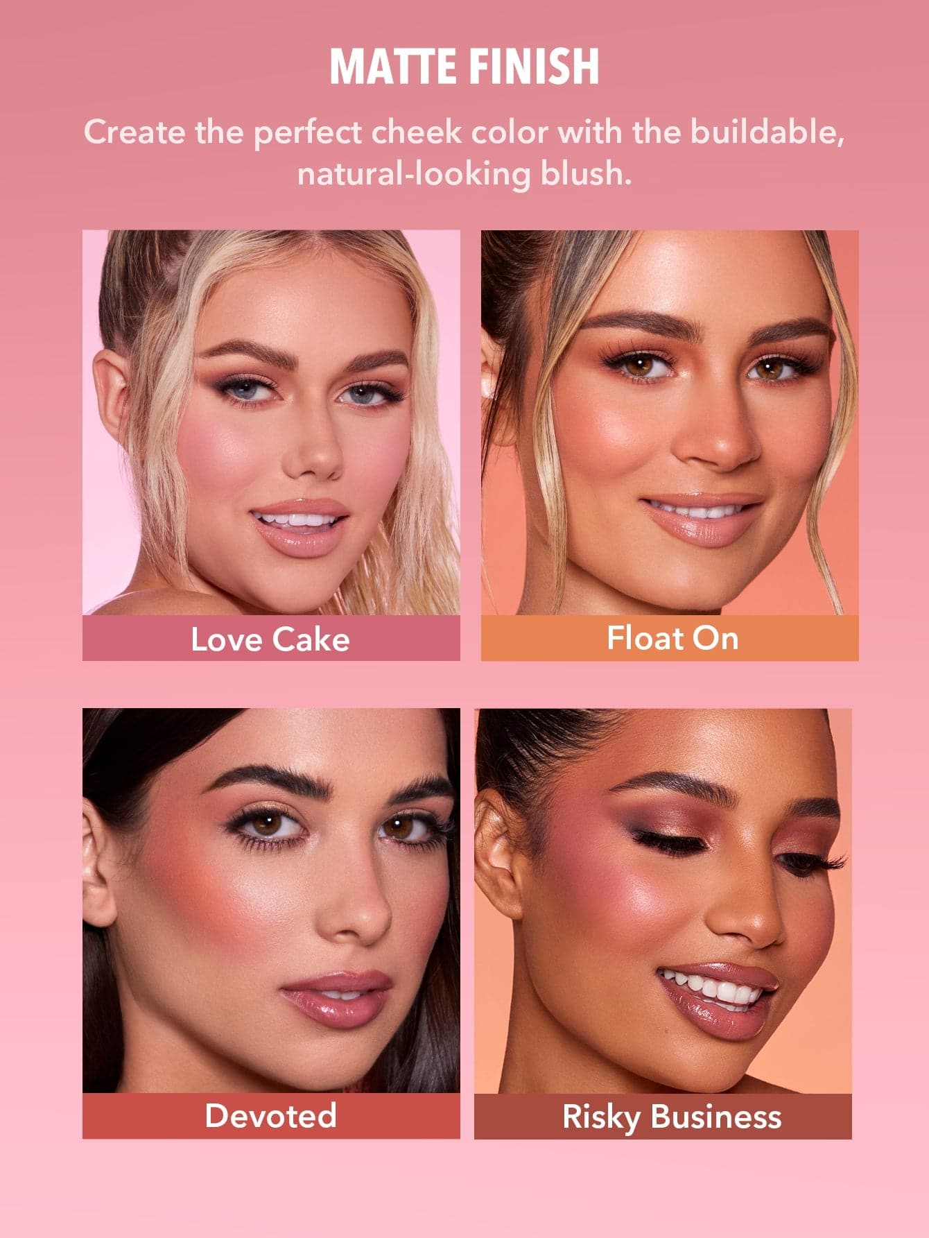 Color Bloom Liquid Blush Shimmer & Matte Collection Set SHEGLAM