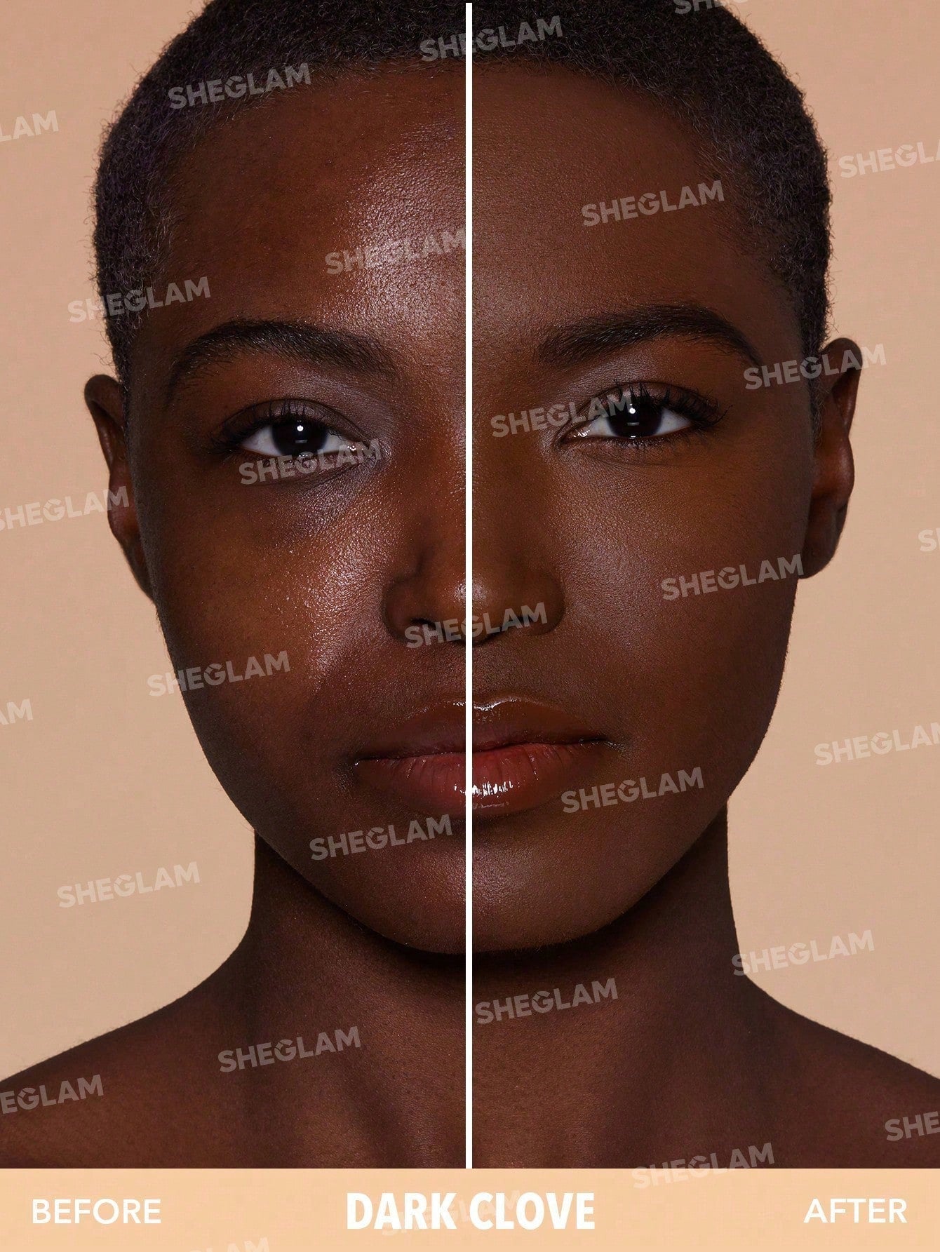 Skin-Focus High Coverage Powder Foundation-Dark Clove SHEGLAM