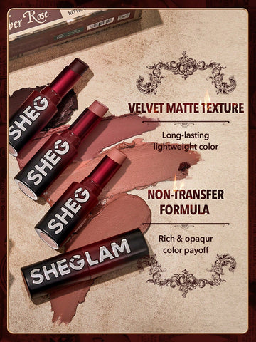 Dynamatte Boom Long-Lasting Matte Lipstick SHEGLAM