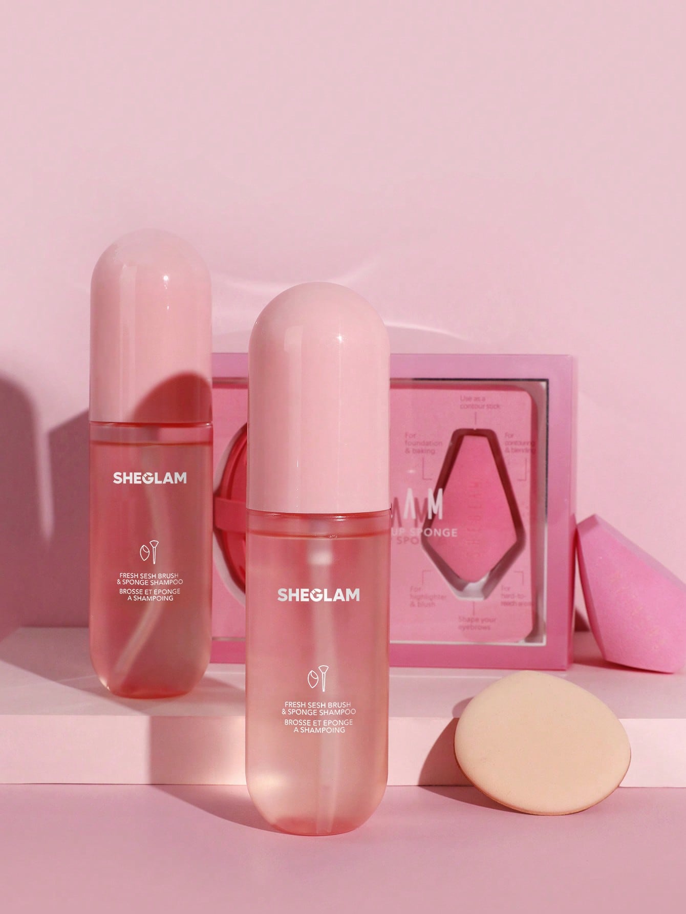 Fresh Sesh Brush & Sponge Shampoo-Pink SHEGLAM