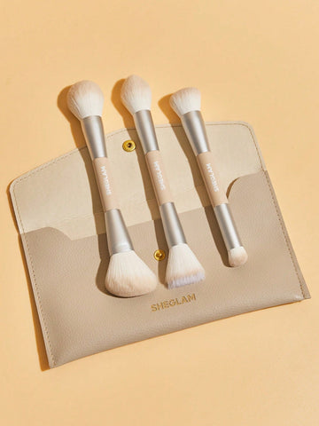 Glam 101 Face Essentials Brush Set With Bag SHEGLAM