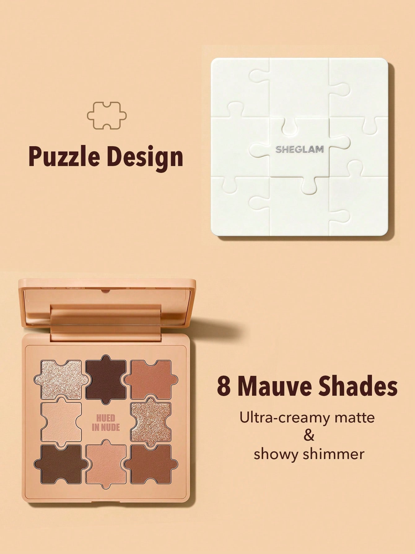 Jazy Jigsaw Eyeshadow Palette-Love N' Taupe SHEGLAM